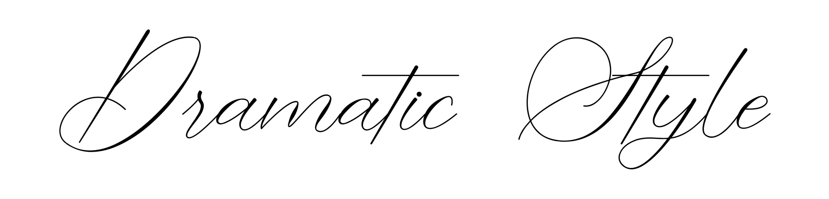 Dramatic Style