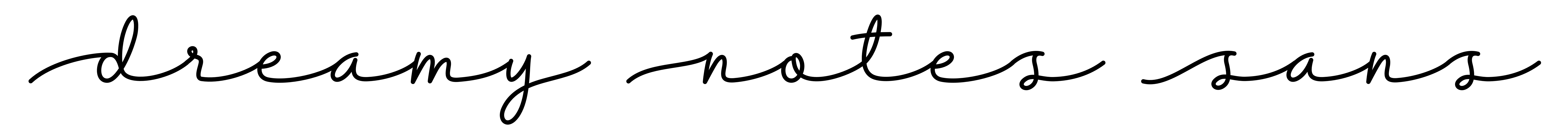 Dreamy Notes Sans