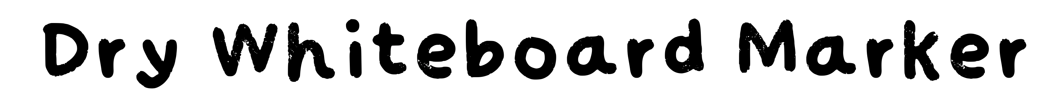 Dry Whiteboard Marker