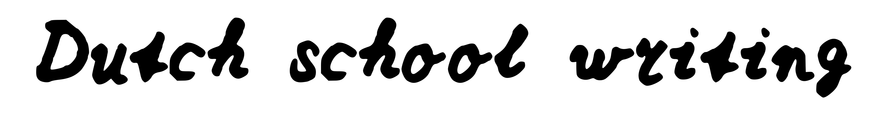 Dutch school writing
