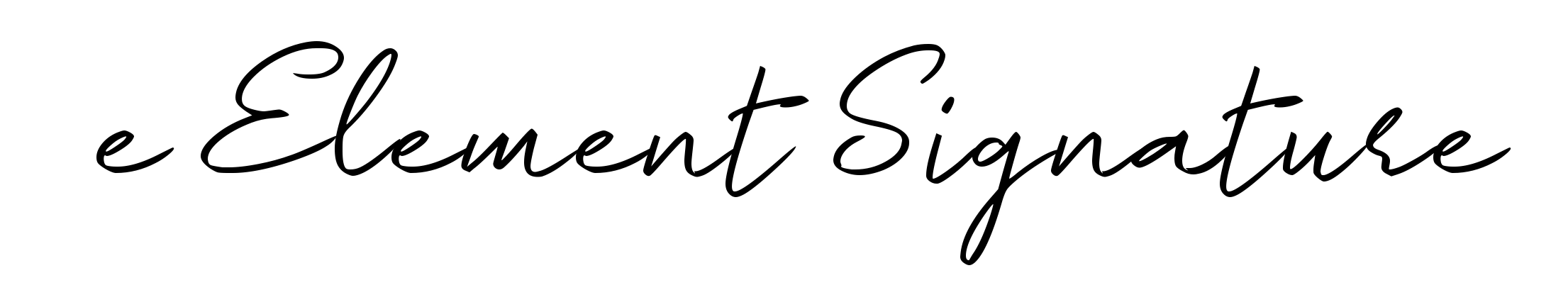 e Element Signature