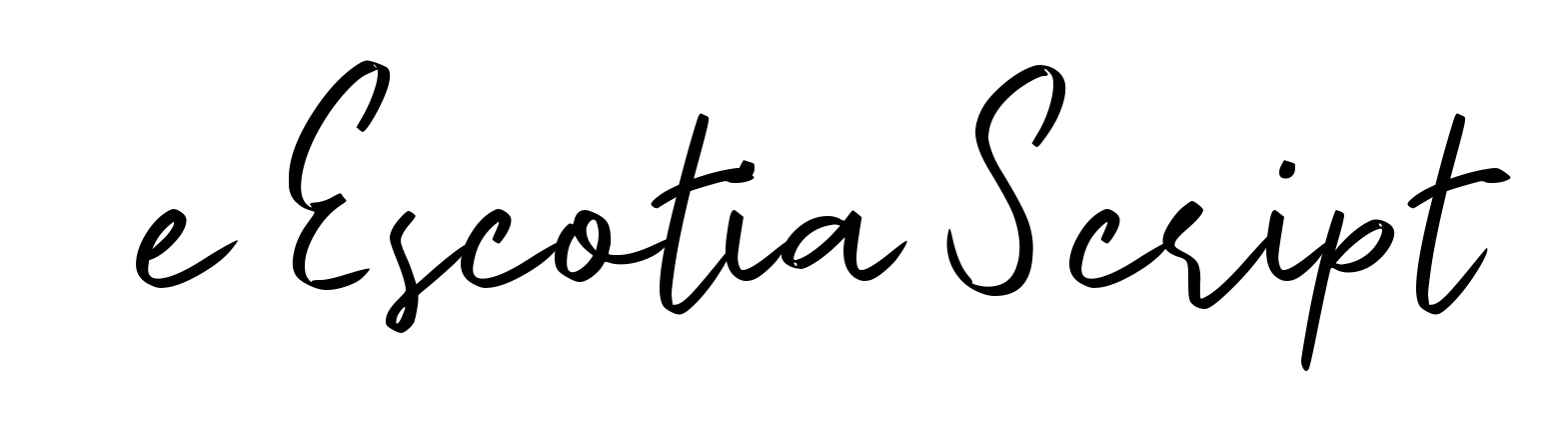 e Escotia Script