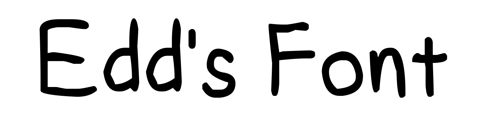 Edd's Font