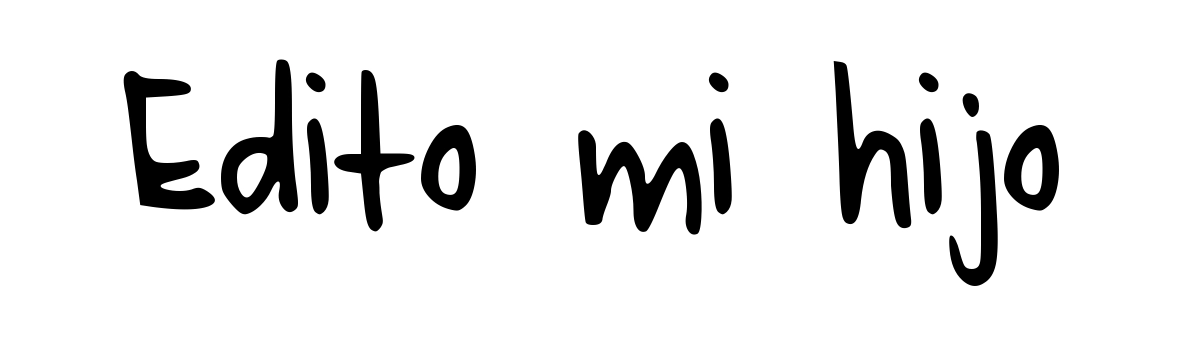 Edito mi hijo