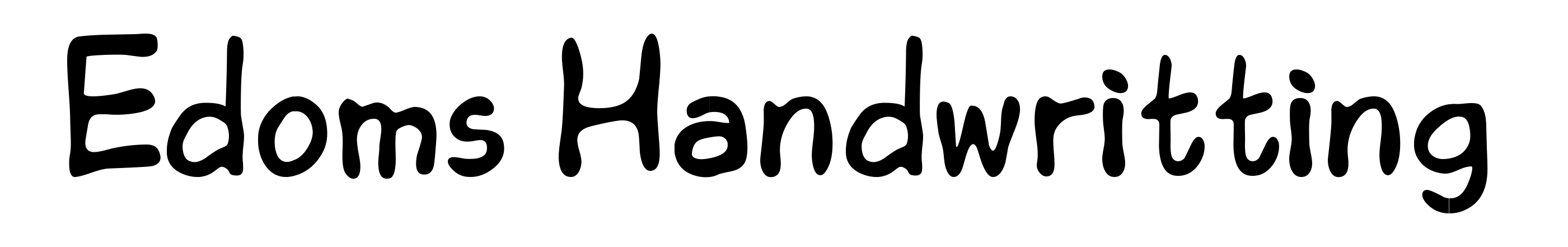 Edoms Handwritting