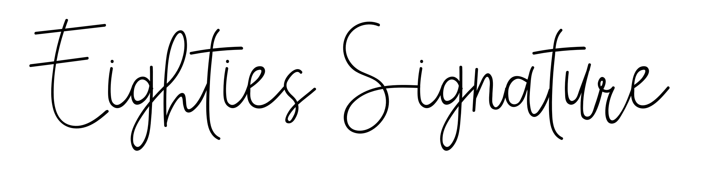 Eighties Signature