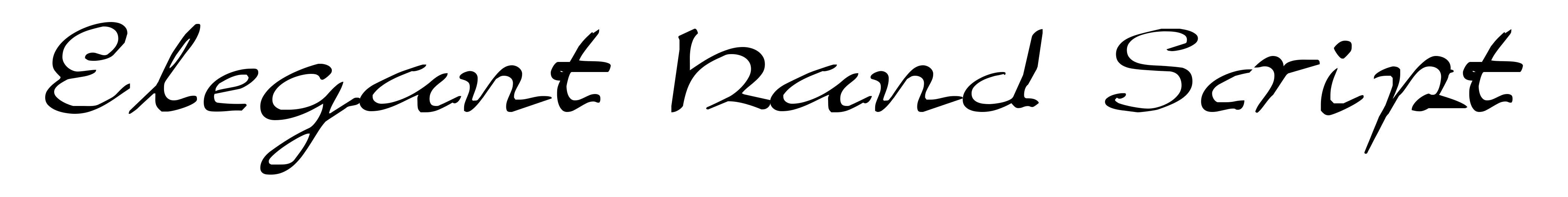 Elegant Hand Script