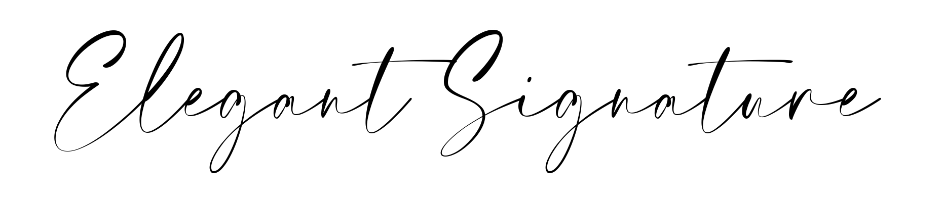 Elegant Signature