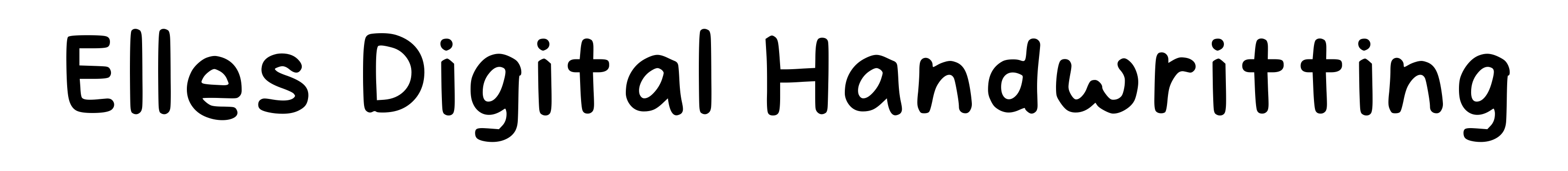 Elles Digital Handwritting