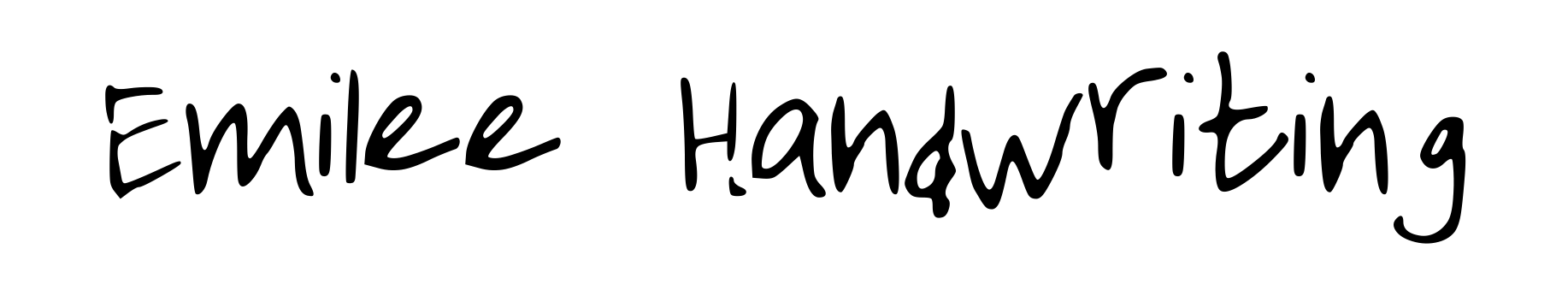 Emilee Handwriting