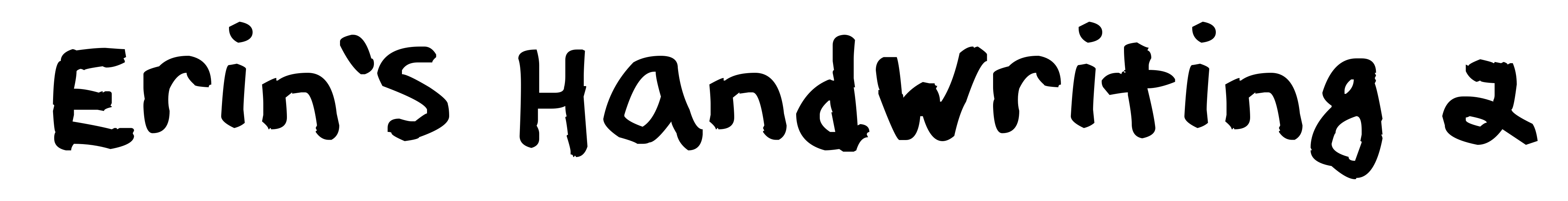 Erin's Handwriting 2