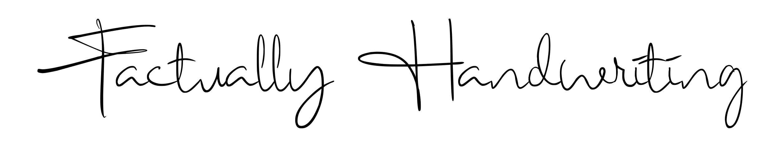 Factually Handwriting