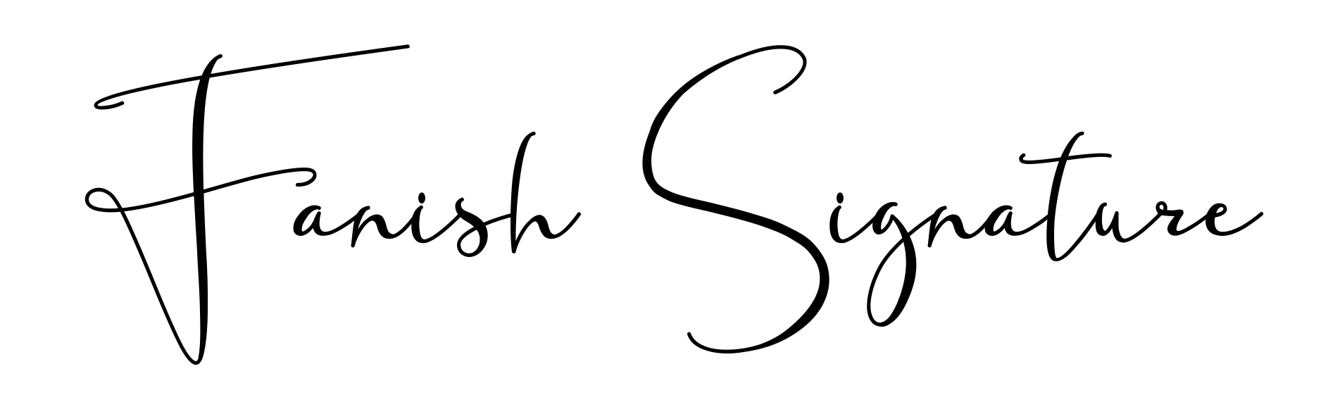 Fanish Signature