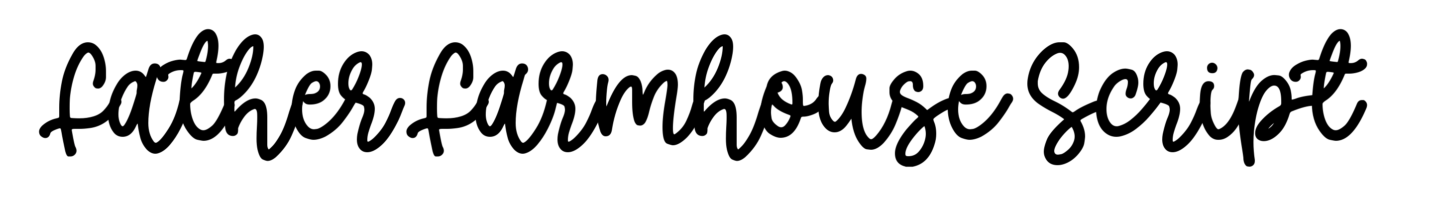 Father Farmhouse Script