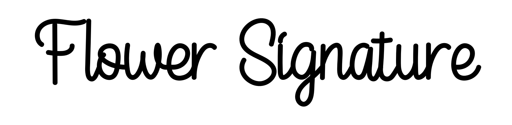 Flower Signature