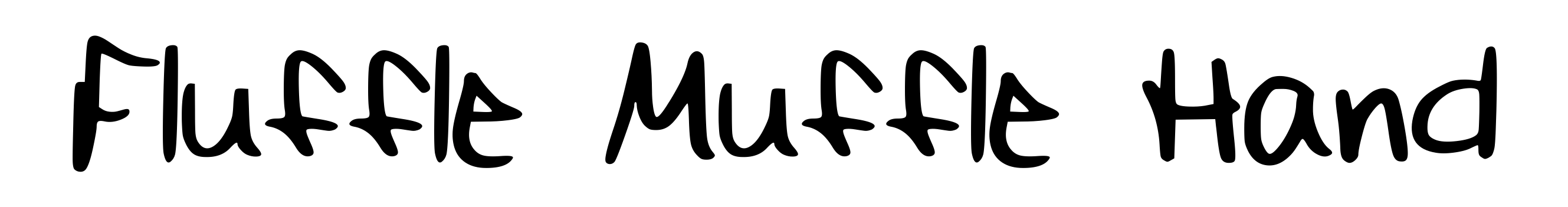 Fluffle Muffle Hand