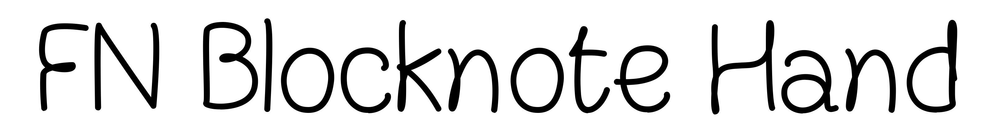 FN Blocknote Hand