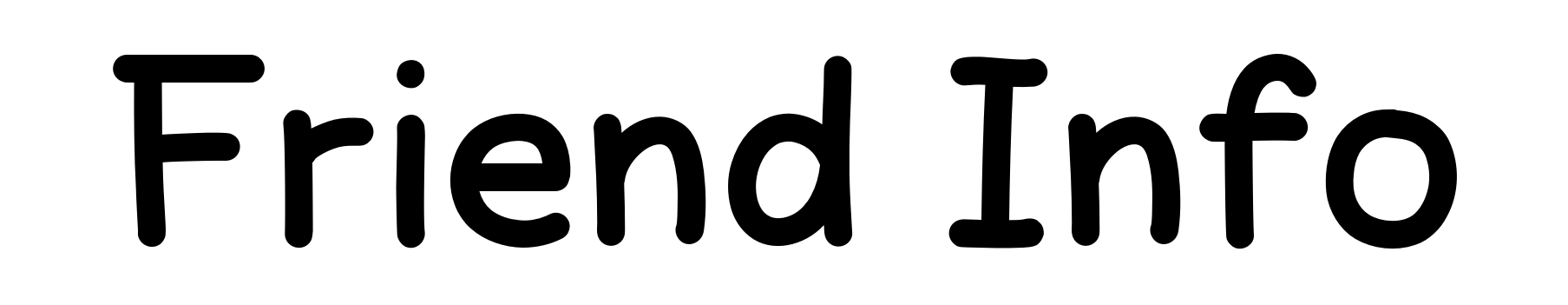 Friend Info