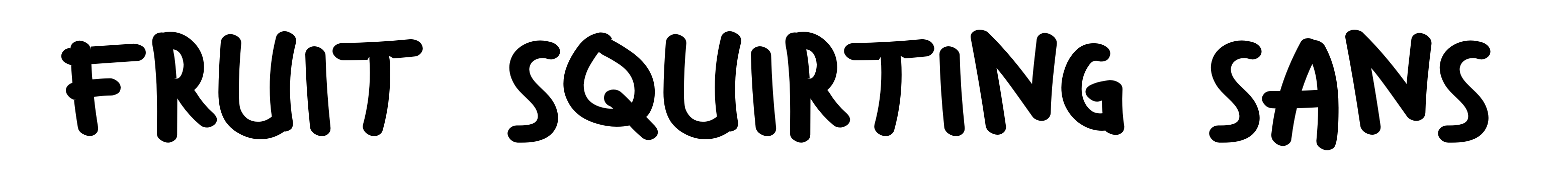 Fruit Squirting Sans