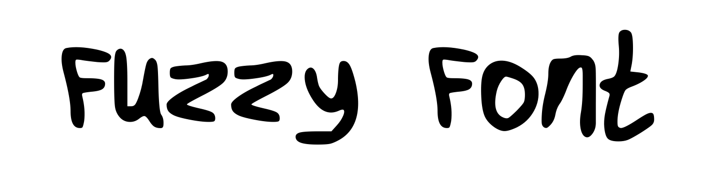 Fuzzy Font