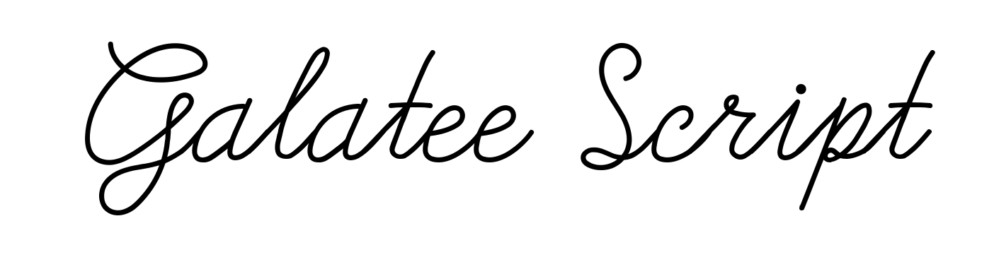 Galatee Script