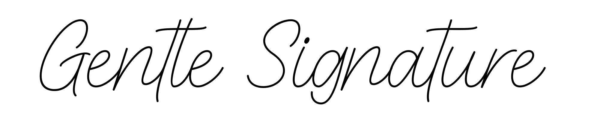 Gentle Signature