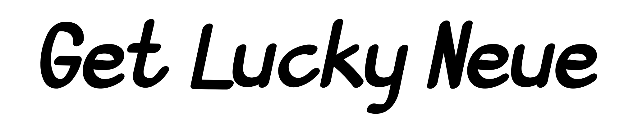 Get Lucky Neue