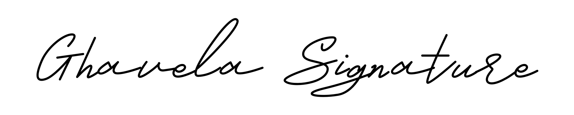 Ghavela Signature