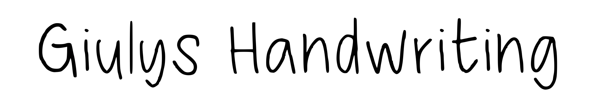 Giulys Handwriting