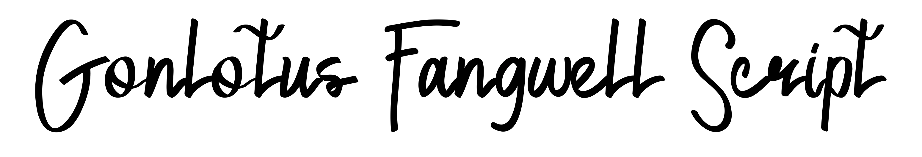 Gonlotus Fangwell Script