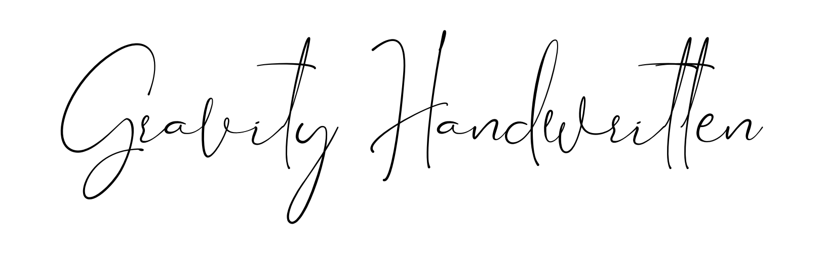 Gravity Handwritten