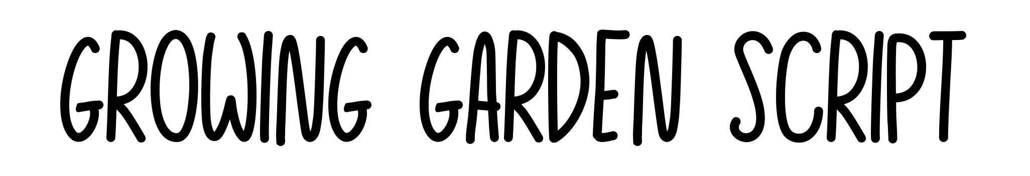 Growing Garden Script
