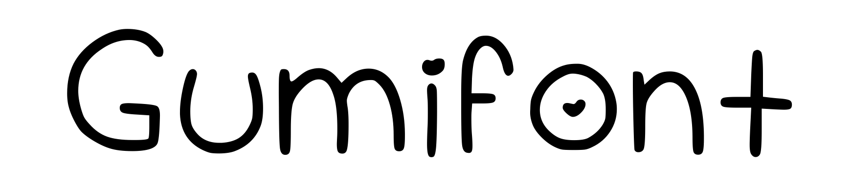 Gumifont