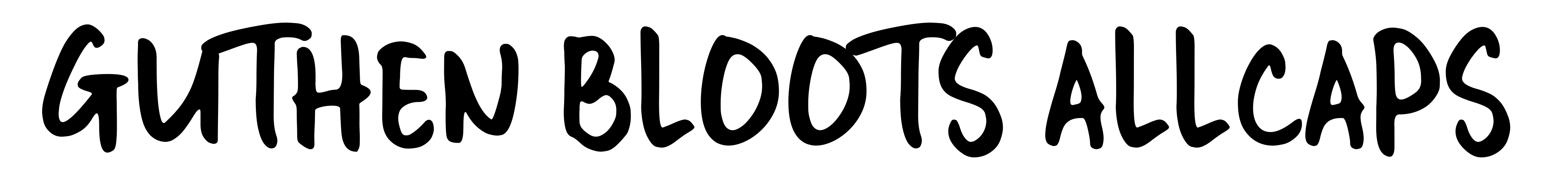 Guthen Bloots Allcaps