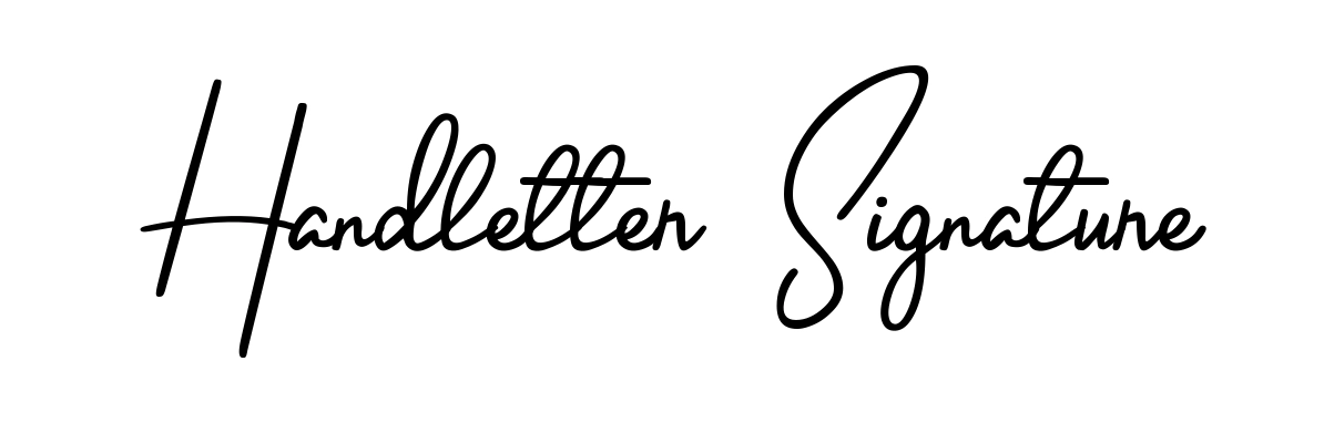 Handletter Signature