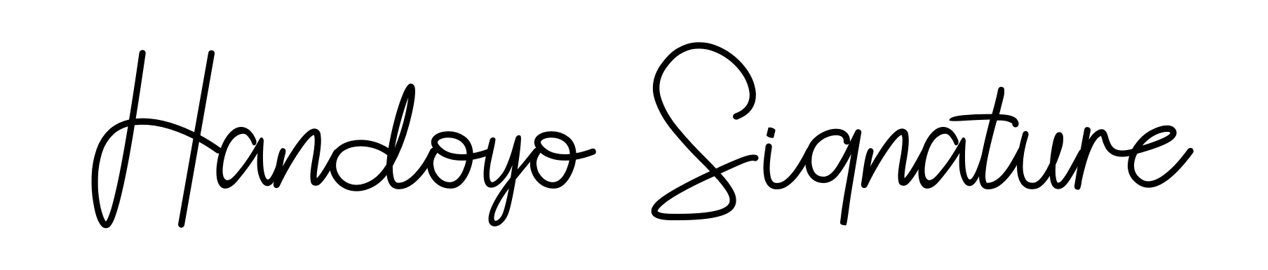 Handoyo Signature