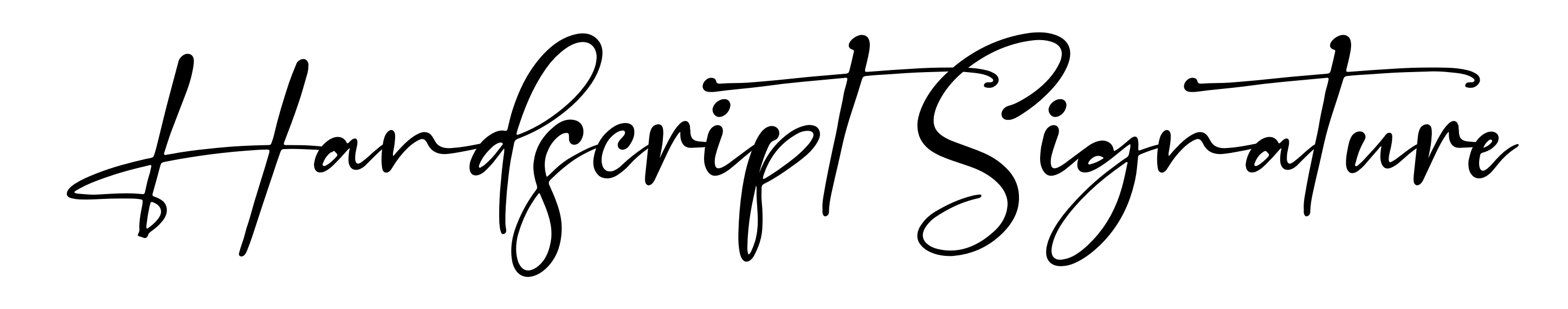 Handscript Signature