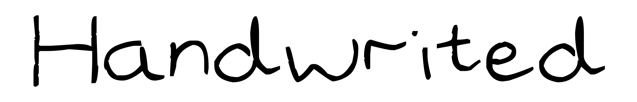 Handwrited