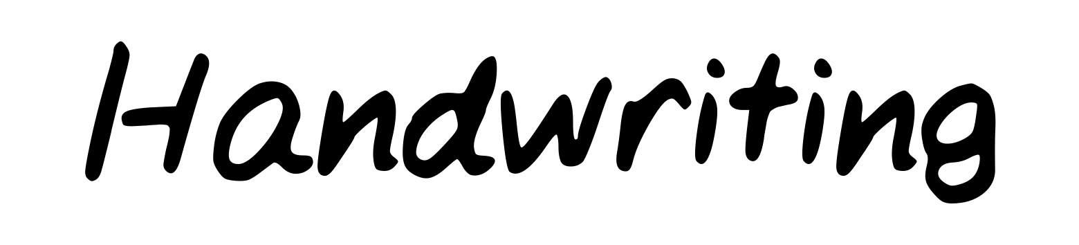 Handwriting