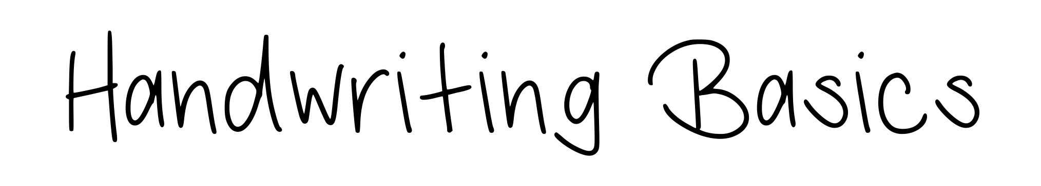 Handwriting Basics