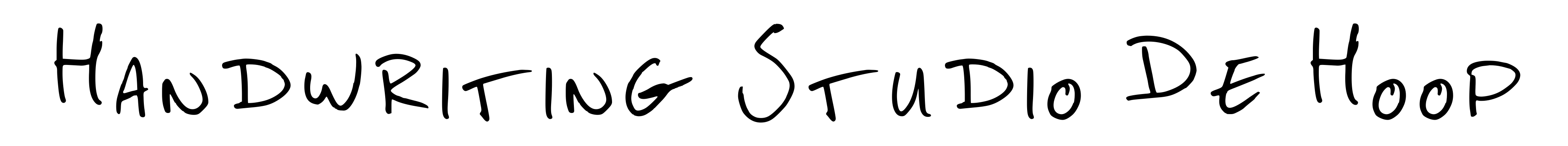 Handwriting Studio De Hoop