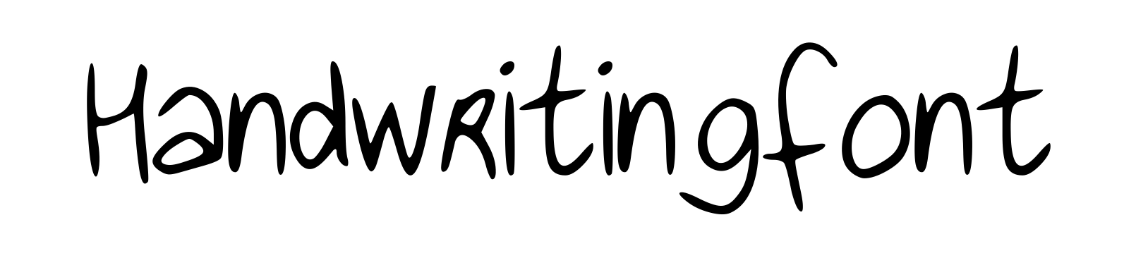 Handwritingfont