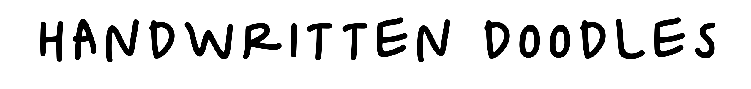 Handwritten Doodles