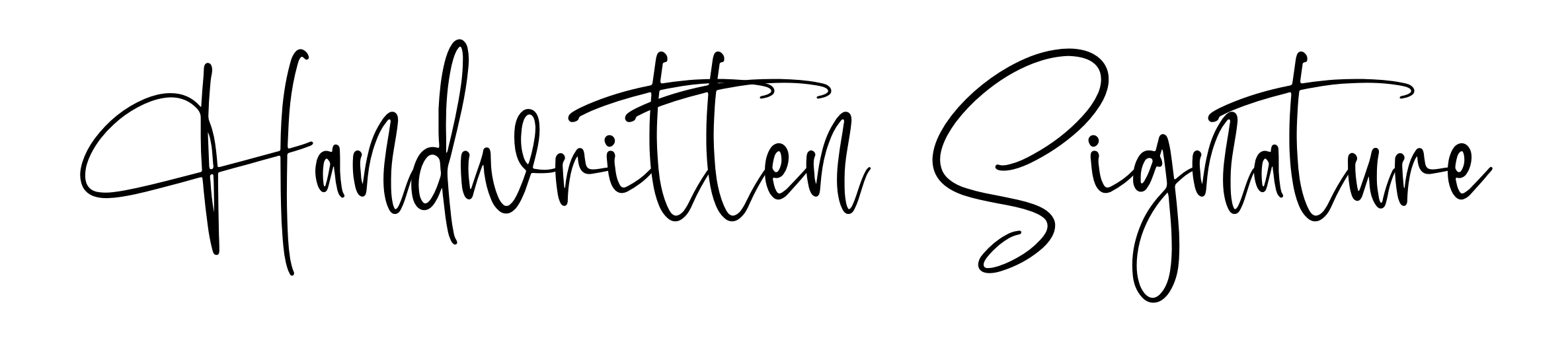 Handwritten Signature
