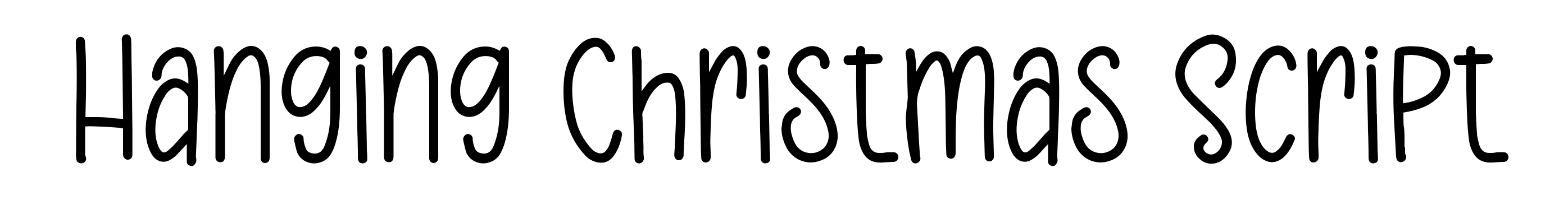 Hanging Christmas Script
