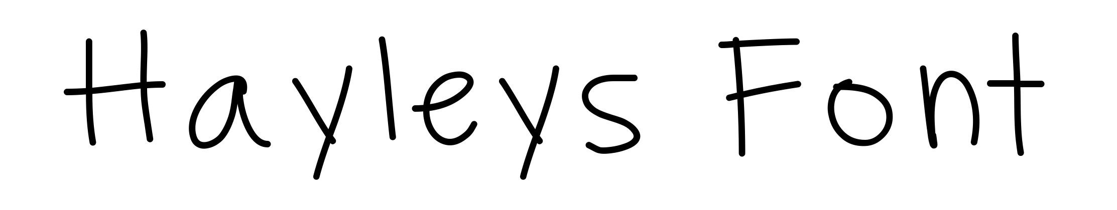 Hayleys Font