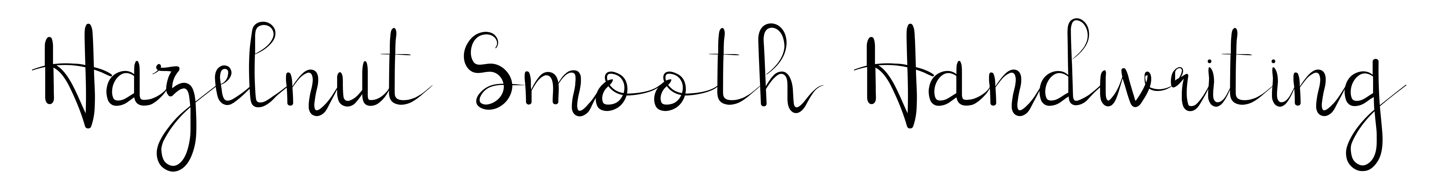 Hazelnut Smooth Handwriting