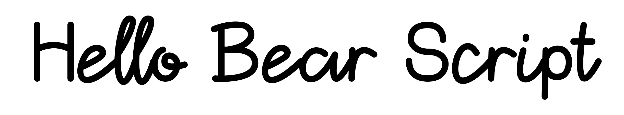 Hello Bear Script