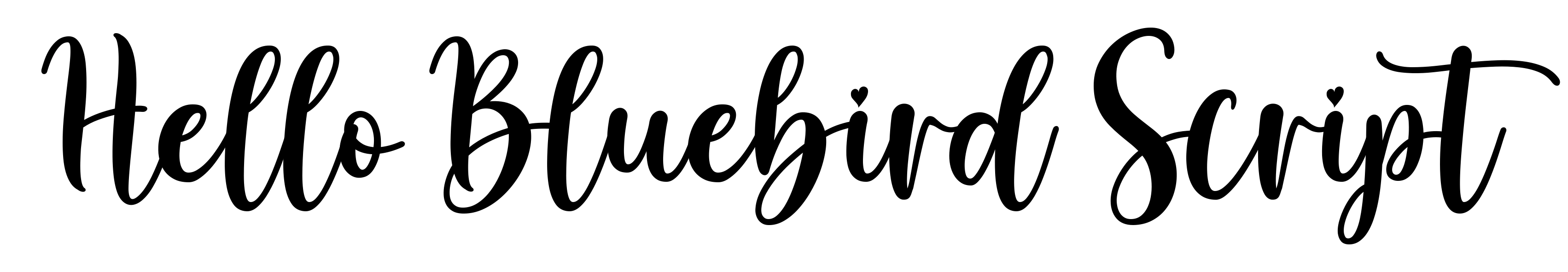 Hello Bluebird Script