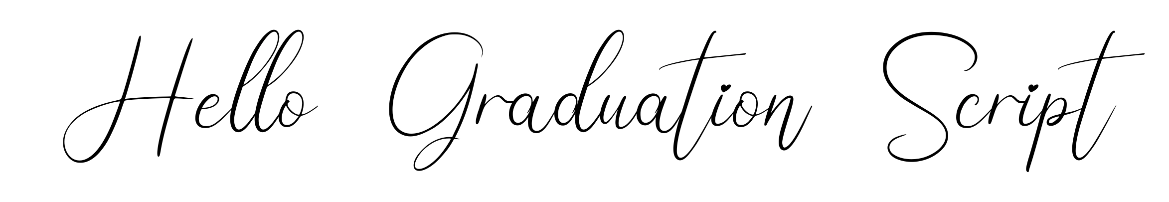 Hello Graduation Script